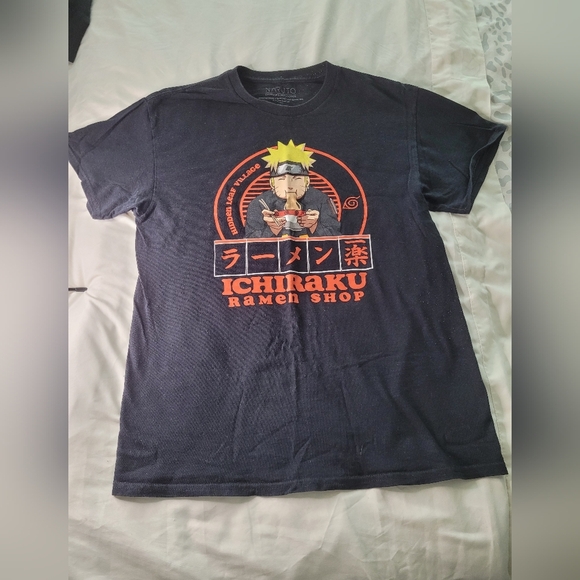 Anime Graphic Tee - Dark Gray - Picture 1 of 6